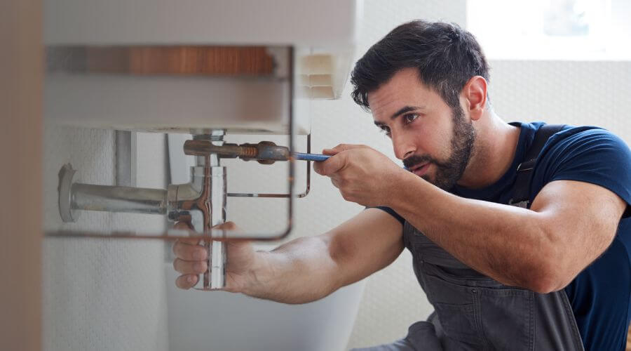Sink faucet installation in Scotland, IN